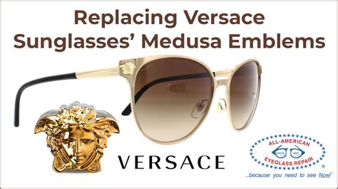 Replacing the Medusa Emblem on Versace Sunglasses